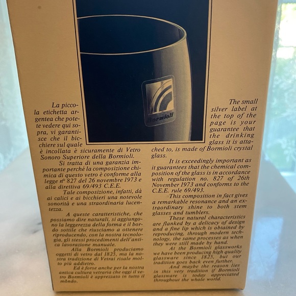 NIB 6 Champagne Flutes - Handblown Bormioli โDonatelloโ by Luigi Bormioli, Italy - Picture 5 of 9